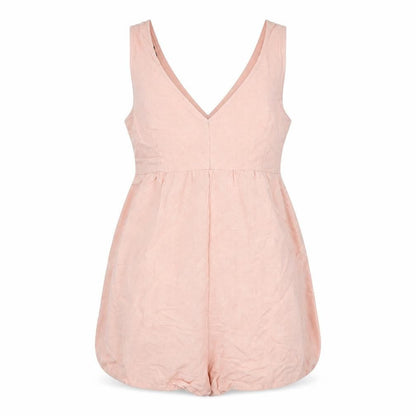 Womens UK Size 10 Boohoo One-Piece Pink Bodysuit