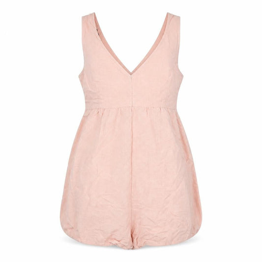 Womens UK Size 10 Boohoo One-Piece Pink Bodysuit