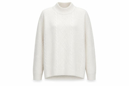 Womens UK Size M Peacocks White Pullover Jumper