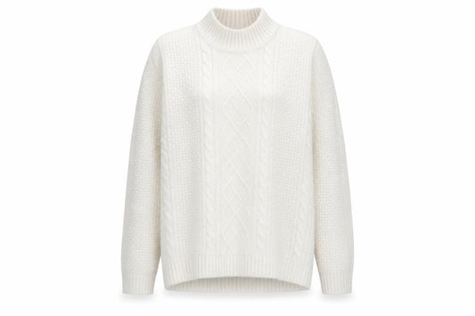 Womens UK Size M Peacocks White Pullover Jumper