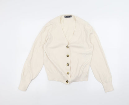 Womens UK Size S Marks and Spencer White Jacket