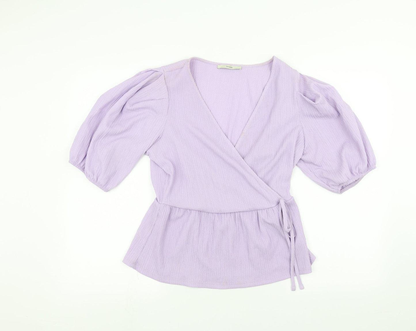 George Womens Purple   Basic T-Shirt Size 10