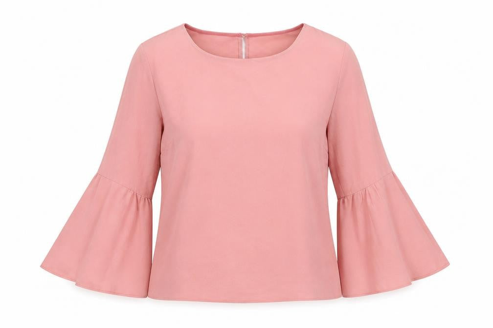 Womens UK Size 10 Topshop Pink Basic T-Shirt