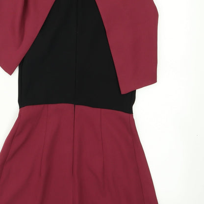 Miss Selfridge Womens Purple   Playsuit One-Piece Size 8