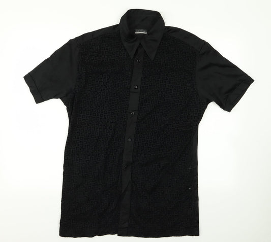 Clockhouse Womens Black   Basic Button-Up Size XL