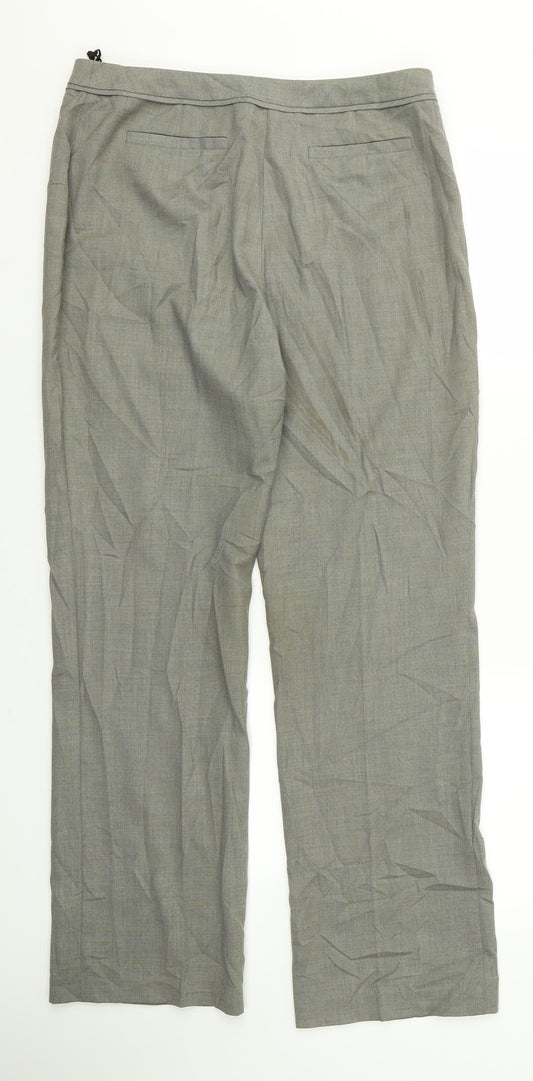 m&s Womens Grey   Trousers  Size 12 L23 in