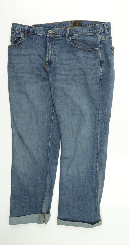 TU Womens Blue  Denim Bootcut Jeans Size 38 L32 in