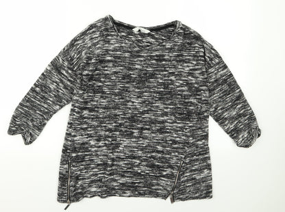 Womens UK Size 12 Peacocks Grey Pullover Jumper
