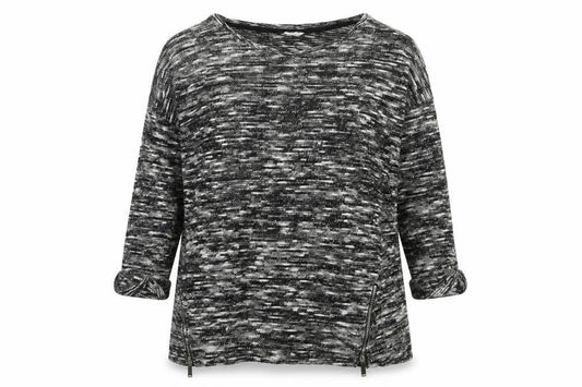 Womens UK Size 12 Peacocks Grey Pullover Jumper