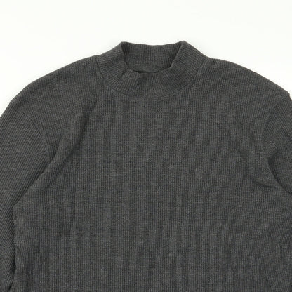 Bershka Womens Grey   Pullover Jumper Size L