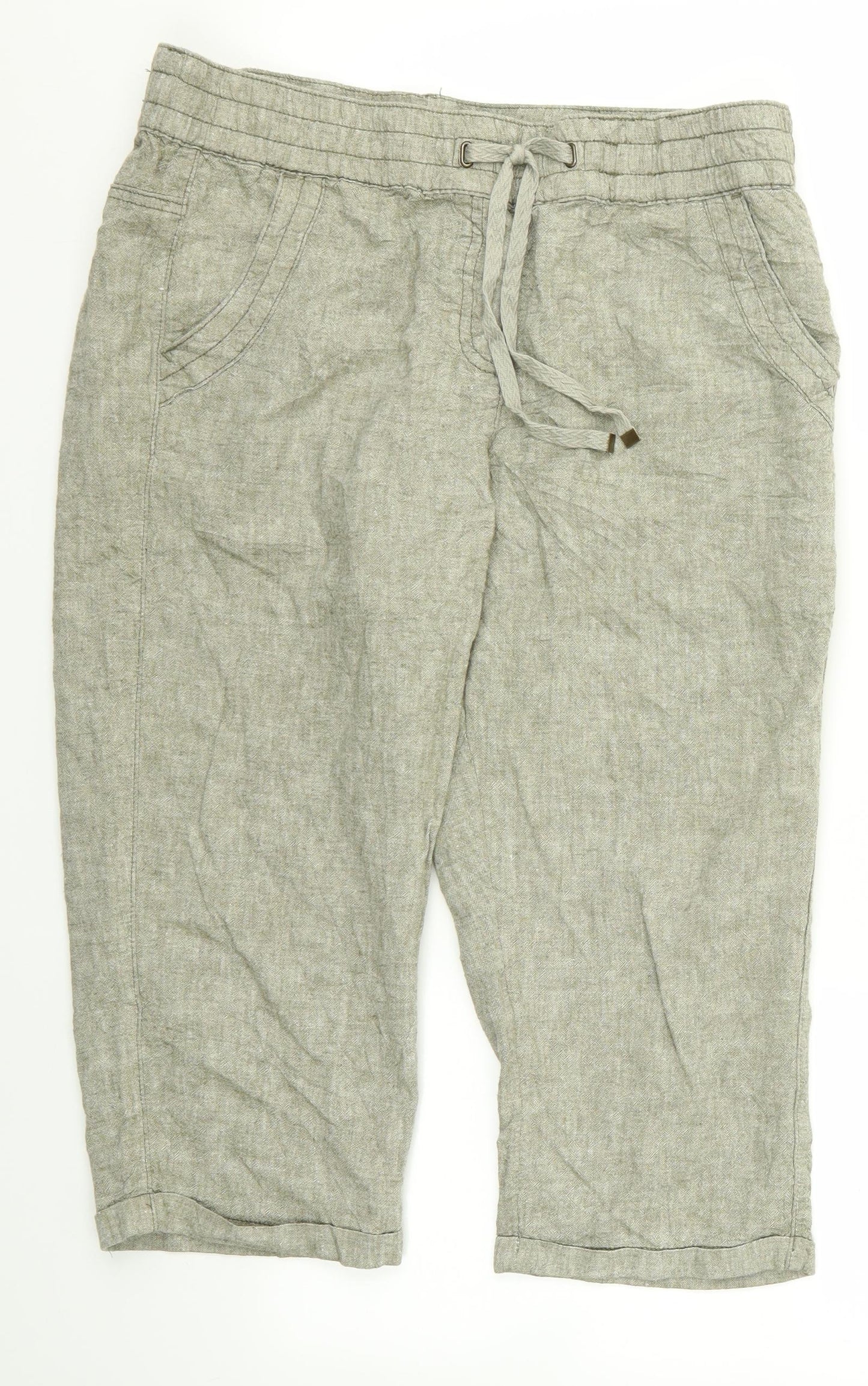 George Womens Beige  Rayon Trousers  Size 30 L20 in