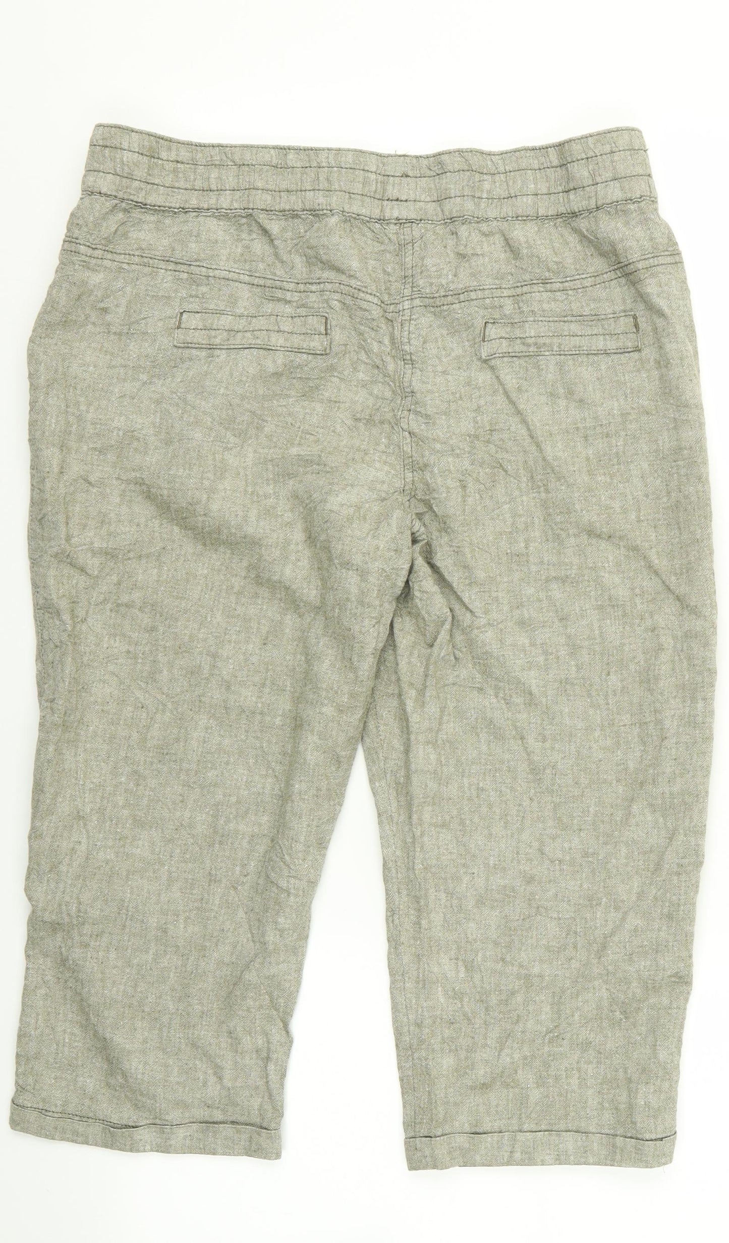 George Womens Beige  Rayon Trousers  Size 30 L20 in