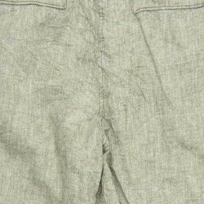 George Womens Beige  Rayon Trousers  Size 30 L20 in