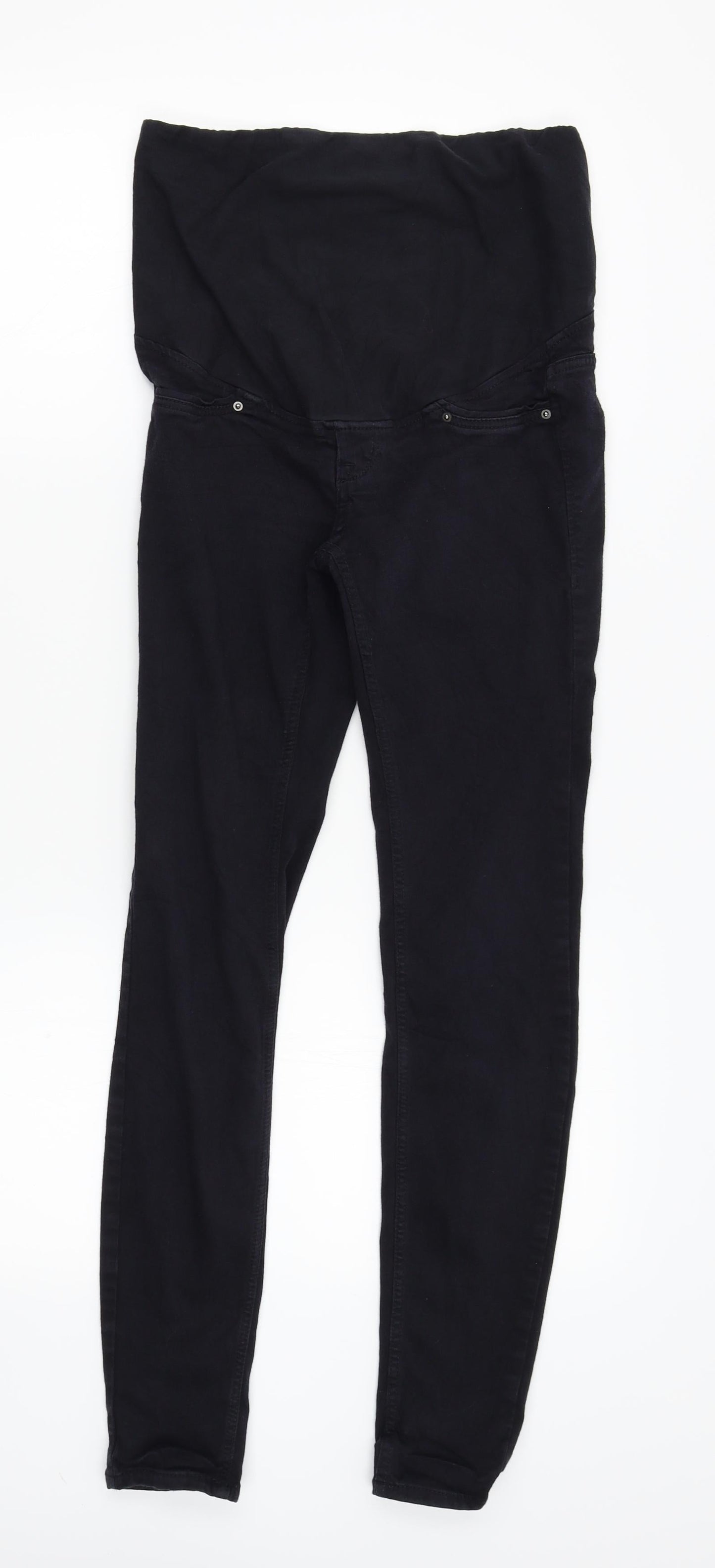 Womens UK Size 6 H&M Regular Fit Skinny Black Jeans