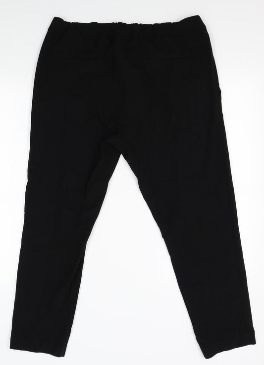 JoJo Maman Bébé Womens Black   Trousers  Size 14 L24 in