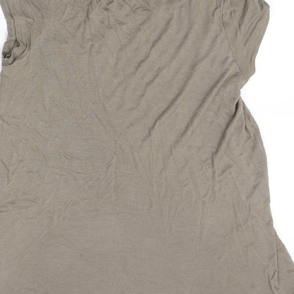Womens UK Size S H&M Grey Basic T-Shirt