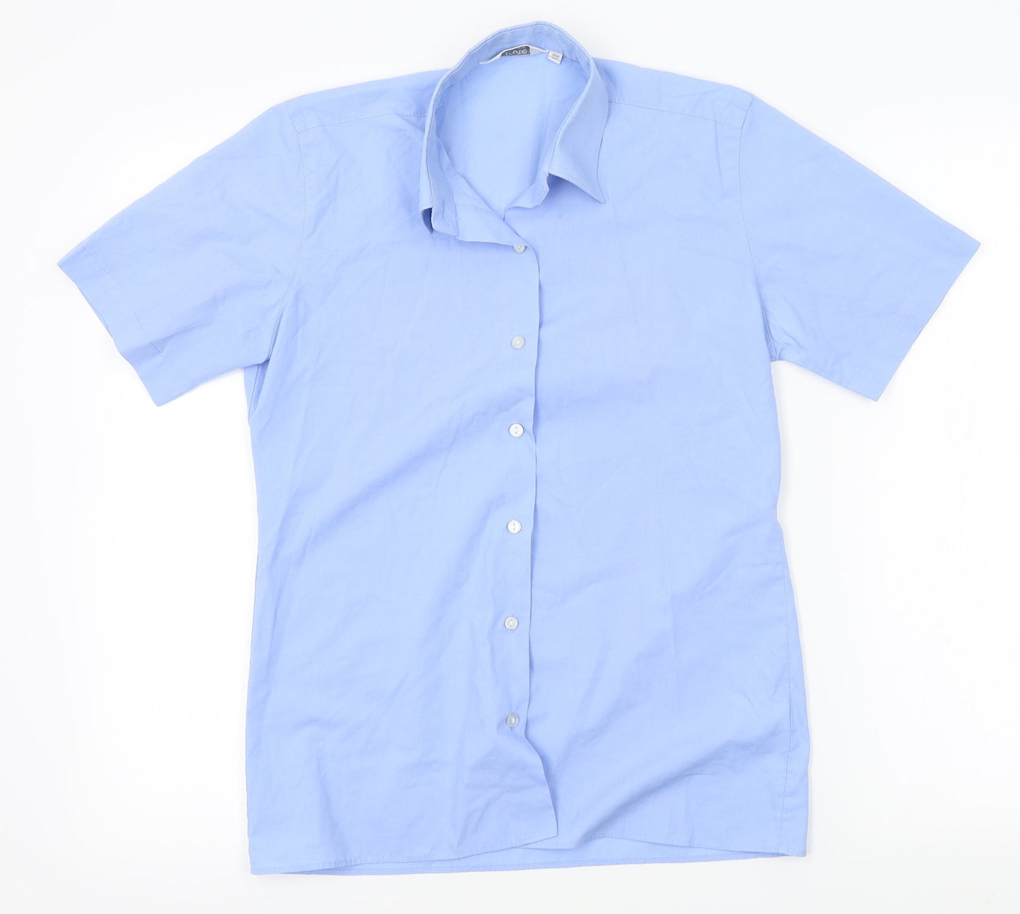 Mens UK Size One Size trutex Blue  Button-Up Short Sleeve Casual Shirt