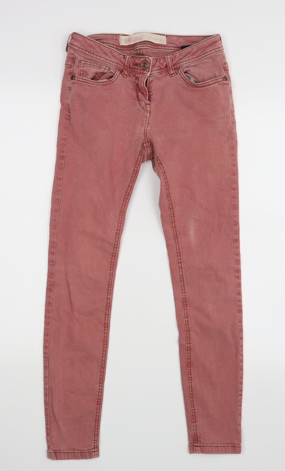 NEXT Womens Red   Skinny Jeans Size 8 L26 in