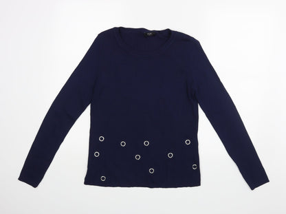 F&F Womens Blue   Basic Blouse Size 6