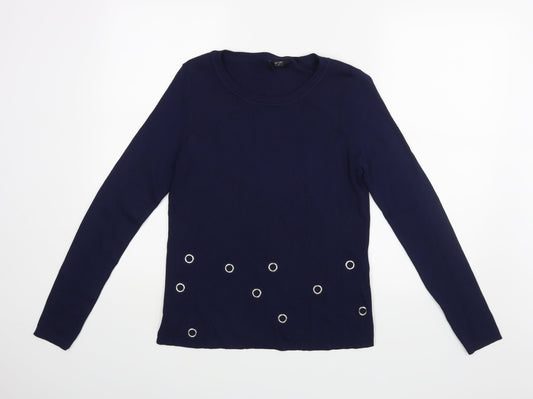 F&F Womens Blue   Basic Blouse Size 6