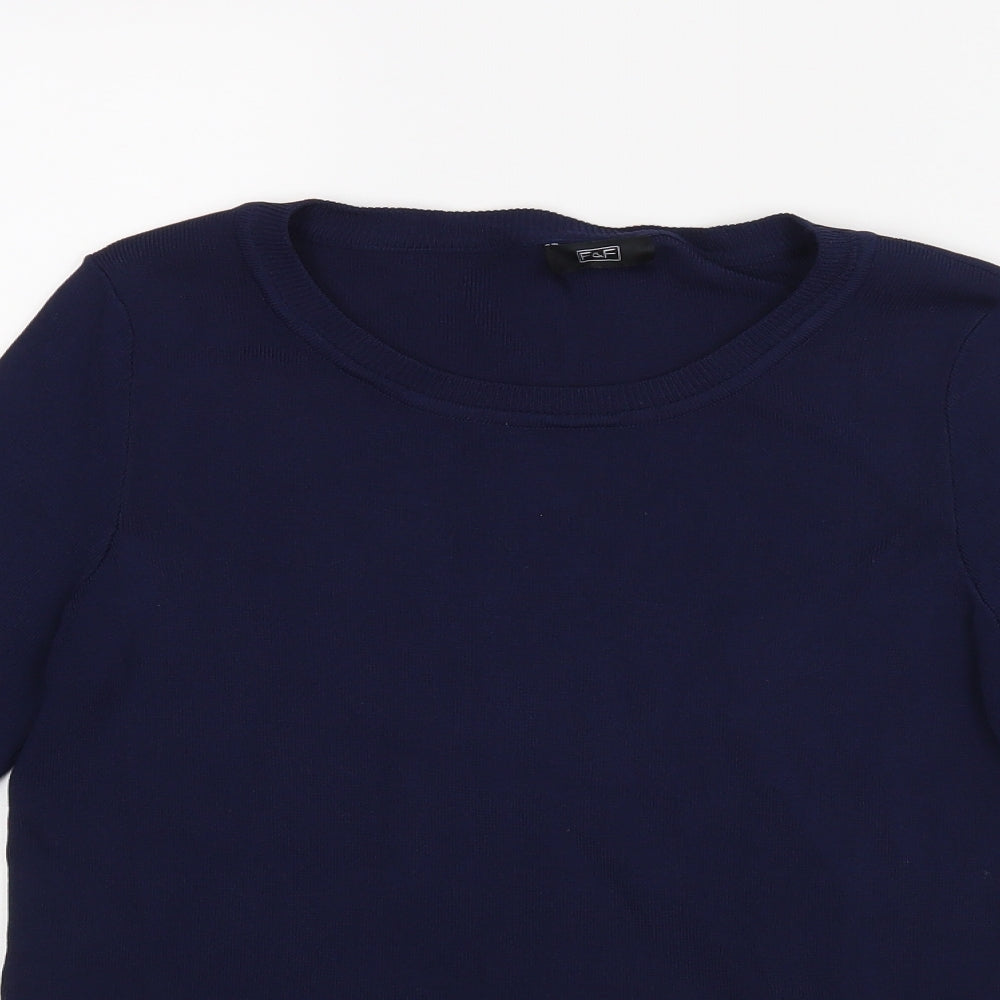 F&F Womens Blue   Basic Blouse Size 6