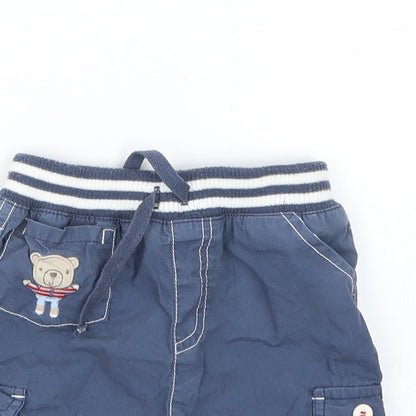 TU Boys Blue   Cropped Trousers Size 9-12 Months
