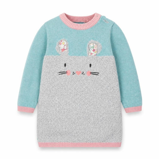 TU Girls Blue  Knit Pullover Jumper Size 6-9 Months