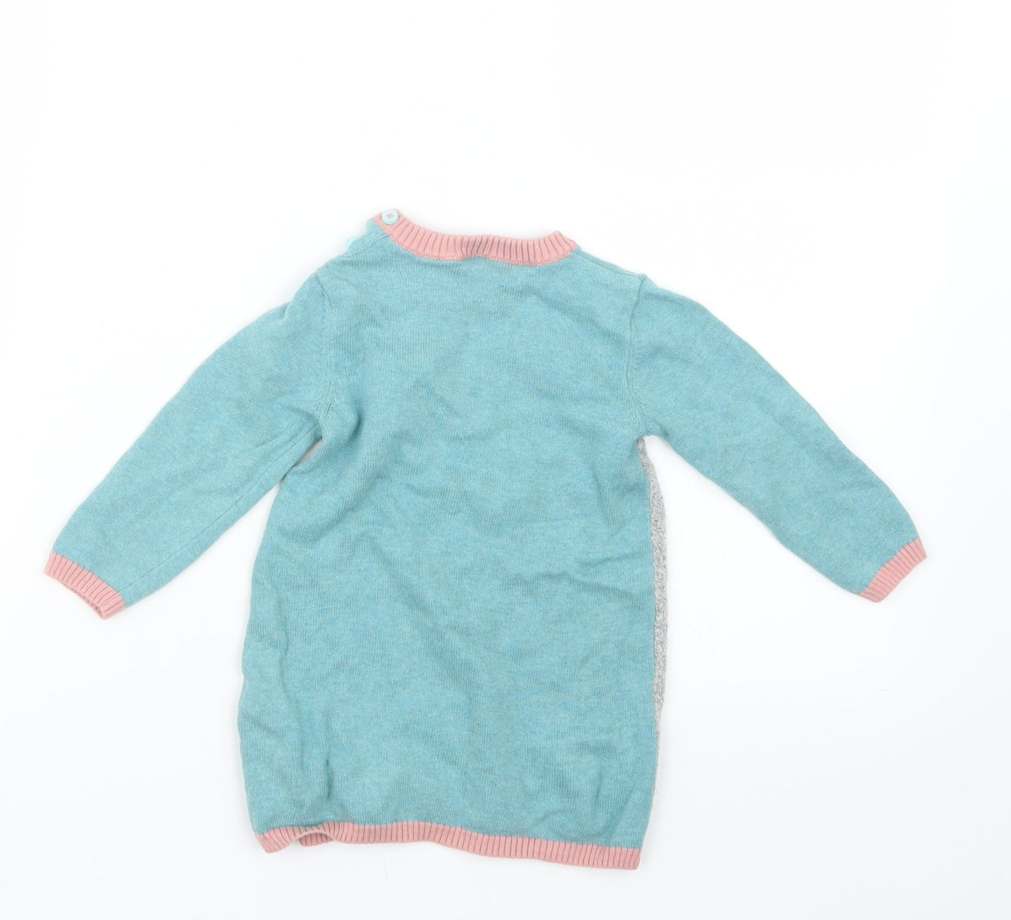 TU Girls Blue  Knit Pullover Jumper Size 6-9 Months
