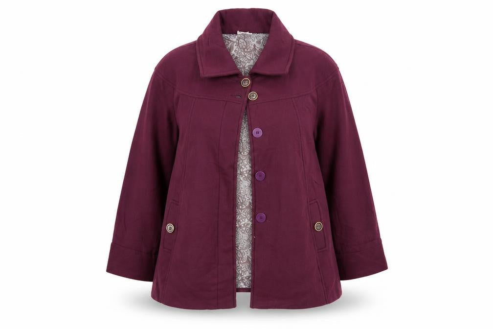 Womens UK Size 18 Anna De Lancay Purple Jacket