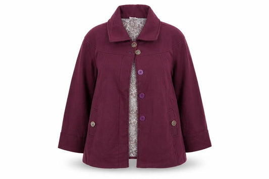 Womens UK Size 18 Anna De Lancay Purple Jacket