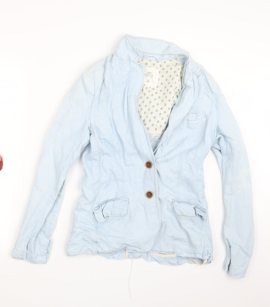 Womens UK Size 10 H&M Blue Jacket