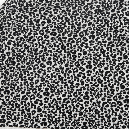 TU Womens Grey Animal Print  Pullover Jumper Size 12