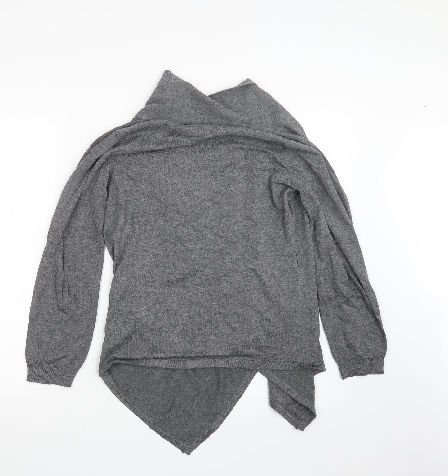 Womens UK Size 10 Dorothy Perkins Grey Cape Jumper
