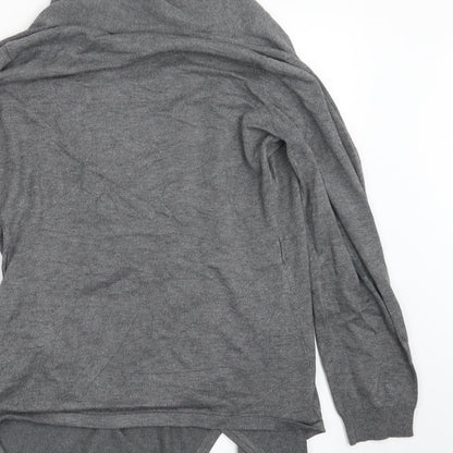 Womens UK Size 10 Dorothy Perkins Grey Cape Jumper