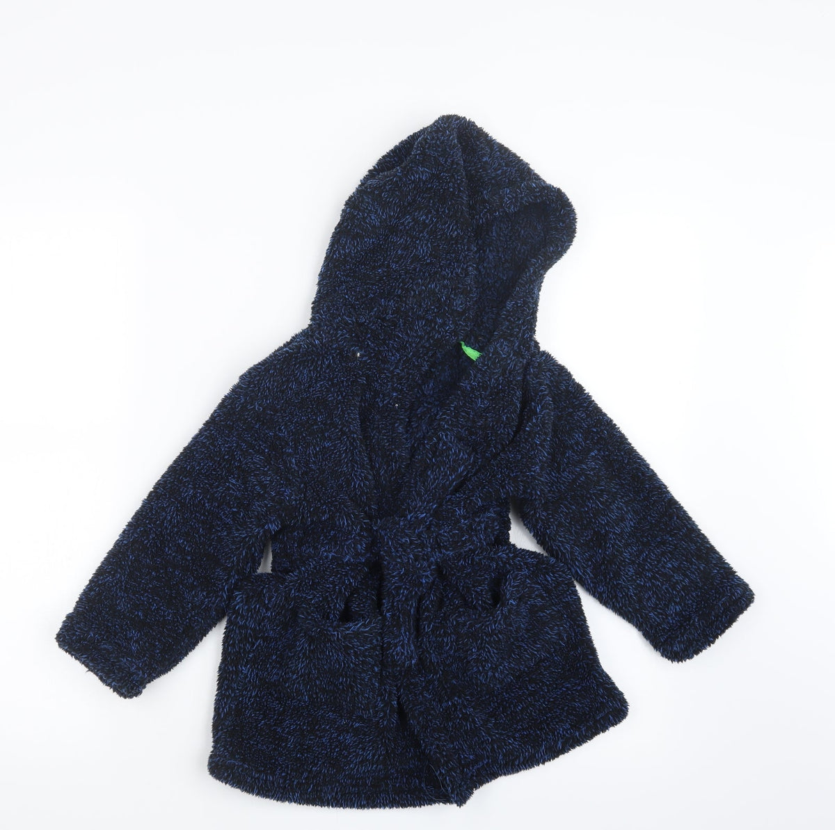 Matalan Boys Blue Geometric   Robe Size 3-4 Years