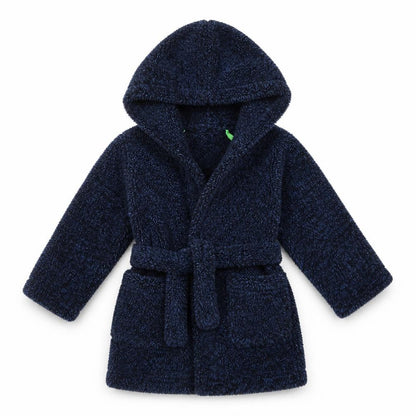 Matalan Boys Blue Geometric   Robe Size 3-4 Years