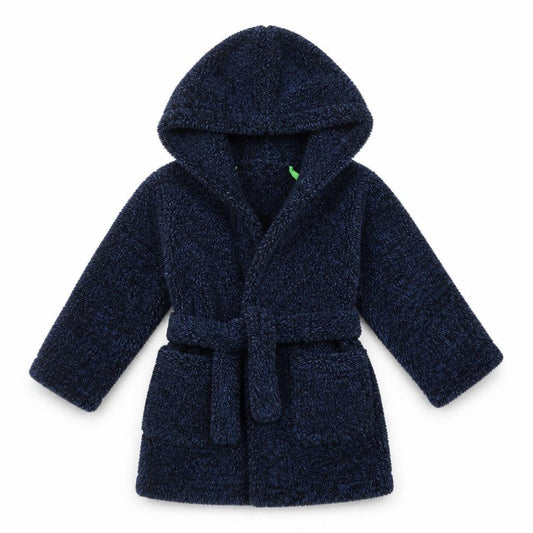 Matalan Boys Blue Geometric   Robe Size 3-4 Years