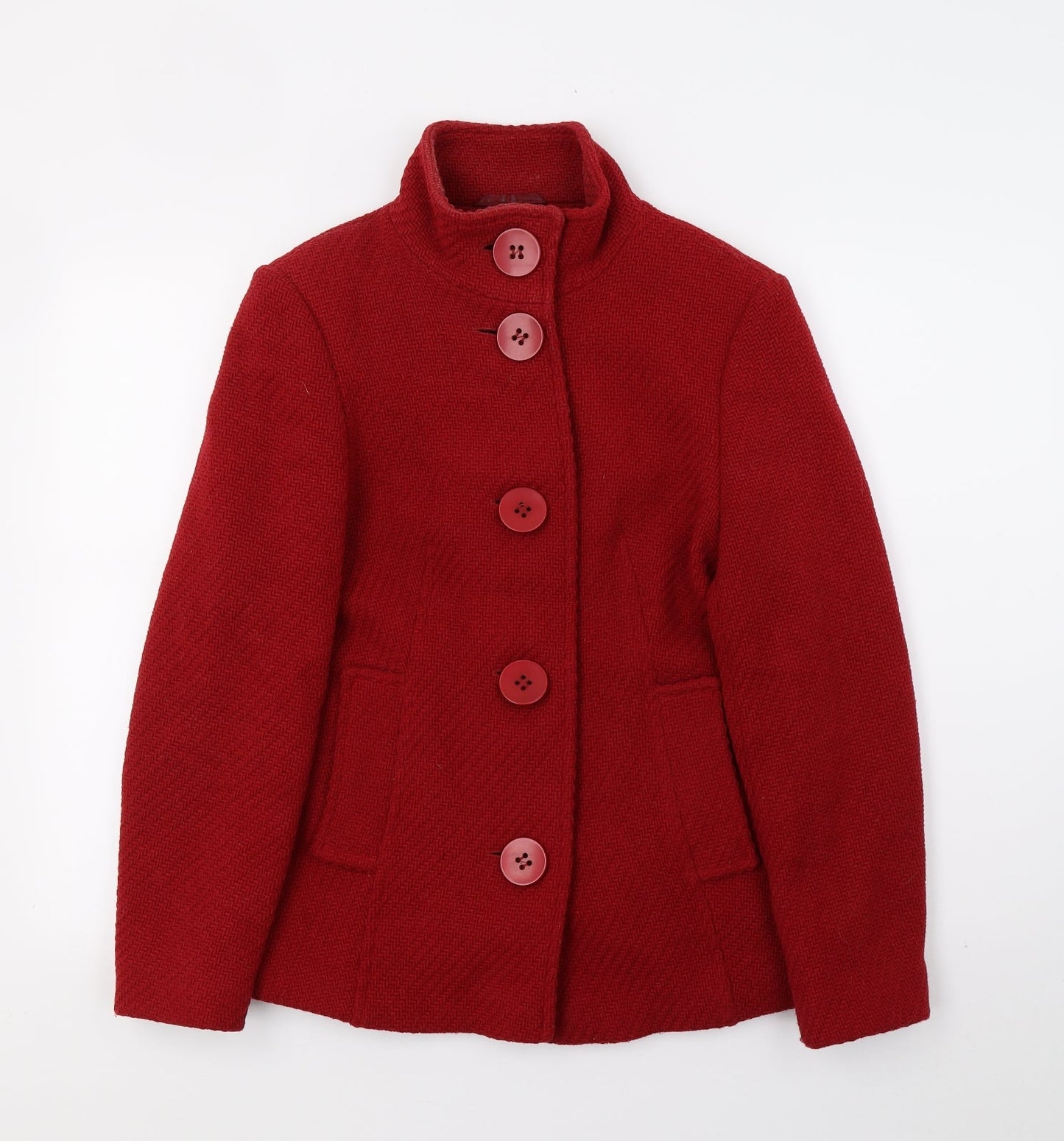 Autonomy Womens Red   Overcoat Coat Size 12
