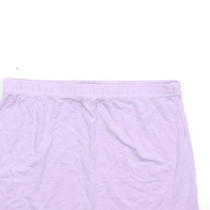 PRETTYLITTLETHING Womens Purple   Mini Skirt Size 8