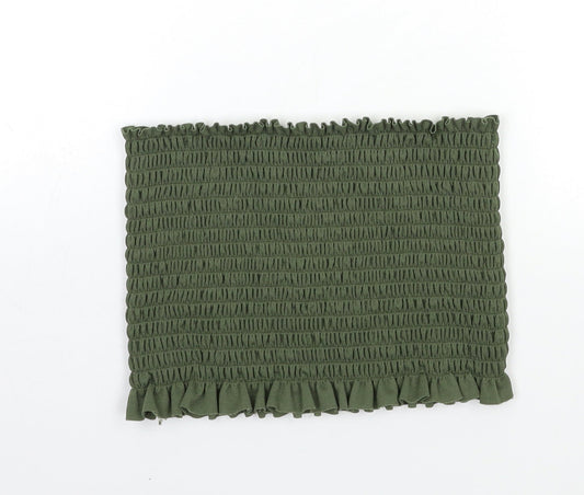 Boohoo Womens Green   Cropped Tank Size S