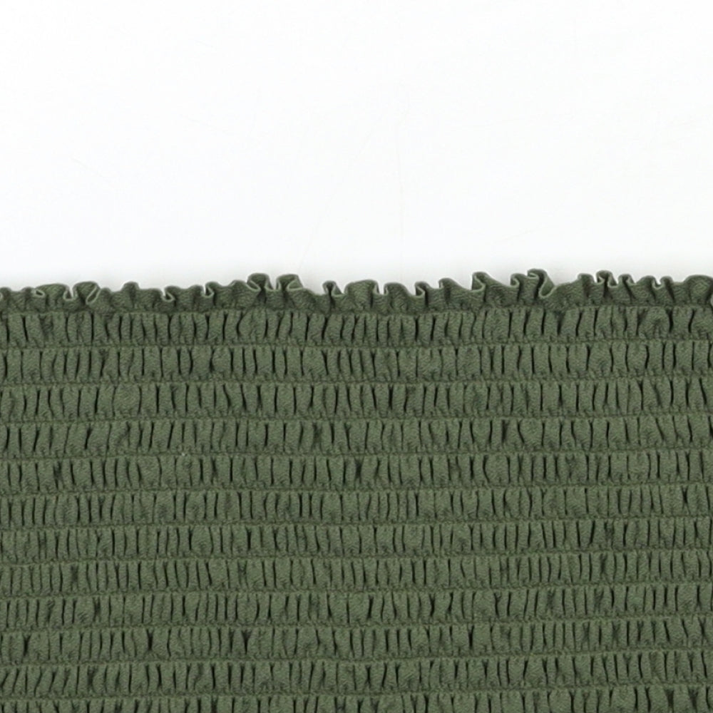 Boohoo Womens Green   Cropped Tank Size S