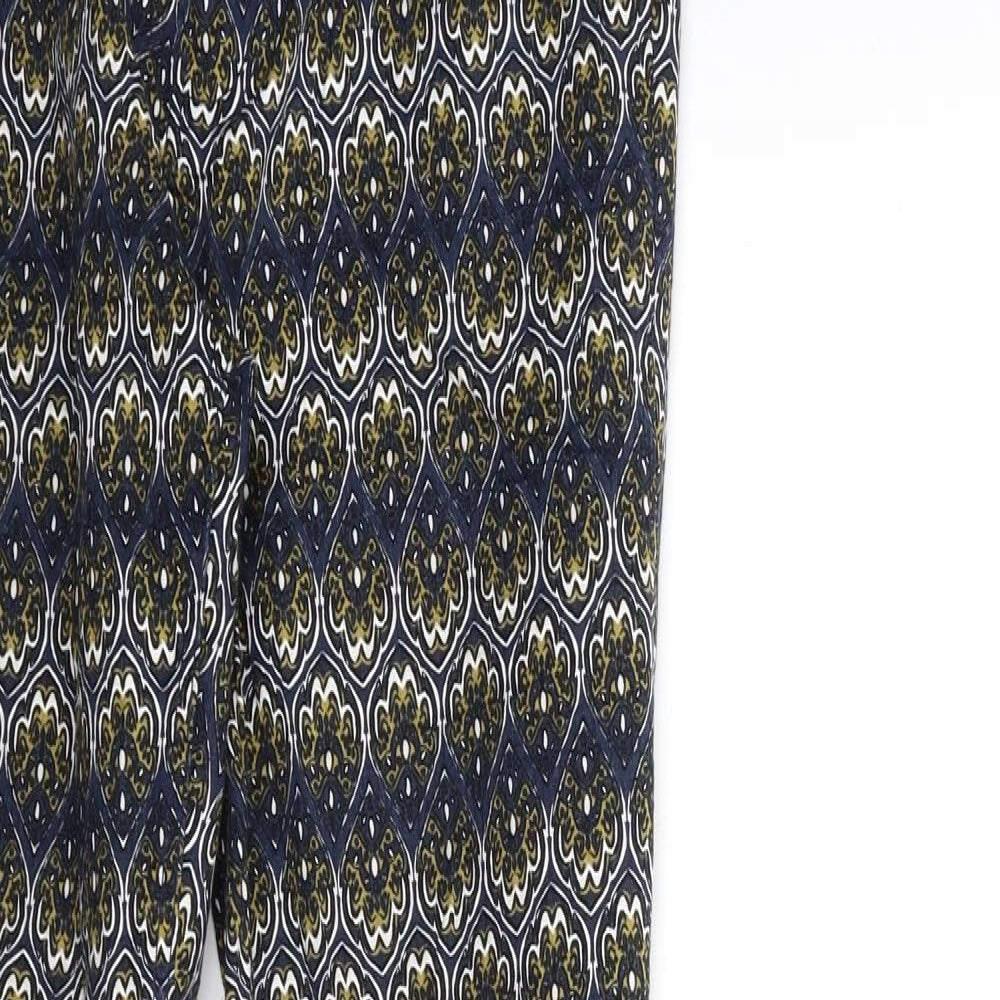 Womens UK Size 8 H&M Regular Fit  Blue Trousers
