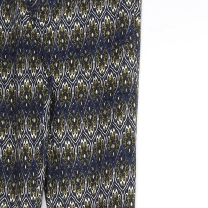 Womens UK Size 8 H&M Regular Fit  Blue Trousers
