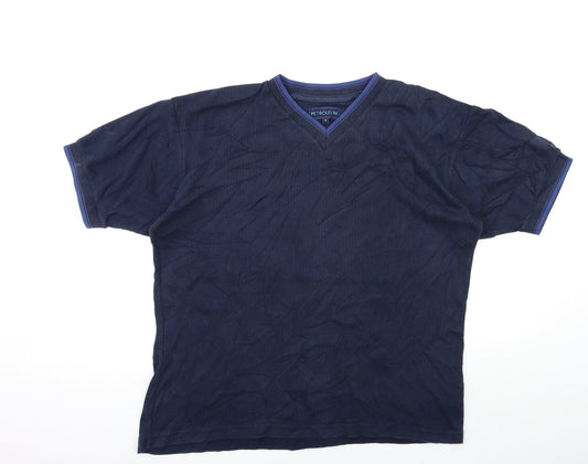 Petroleum Mens Blue    T-Shirt Size M