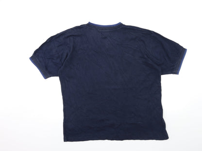 Petroleum Mens Blue    T-Shirt Size M