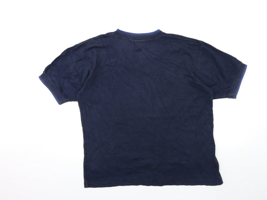 Petroleum Mens Blue    T-Shirt Size M