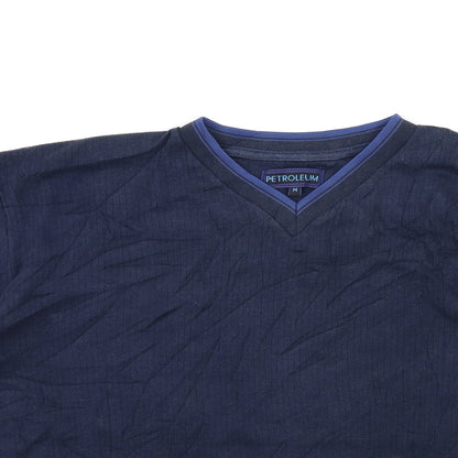 Petroleum Mens Blue    T-Shirt Size M