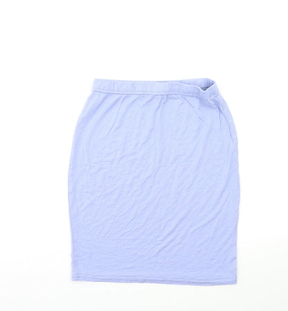PRETTYLITTLETHING Womens Blue   Mini Skirt Size 8