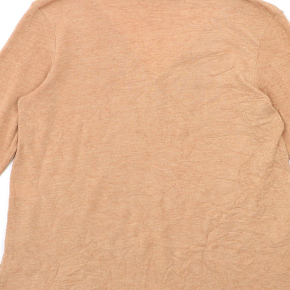 Womens UK Size 10 River Island Orange Pullover Jumper
