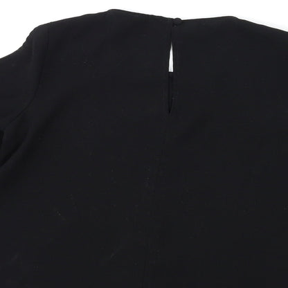 Topshop Womens Black   Basic T-Shirt Size 10